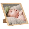 vidaXL Fotorámiky na stôl, koláž 5 ks, svetlý dub 20x20 cm