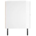 vidaXL Nočné stolíky 2 ks lesklé biele 40x35x47,5 cm kompozitné drevo