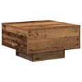 vidaXL Konferenčný stolík Staré drevo 55 x 55 x 31 cm