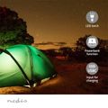 Rádio NEDIS RDDBCR2000GN núdzové DAB+/FM, ručná kľuka, solárny panel