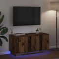 vidaXL TV skrinka 100 x 38 x 49 cm Staré drevo Kompozitné drevo