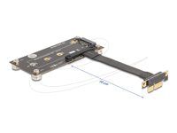 Adaptér PCIe 3.0 x1 samec 90° zahnutý na M