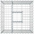 vidaXL Gabiónová vyvýšená posteľ 60 x 60 x 55 cm Pozinkovaná oceľ