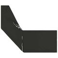 vidaXL Poťah na podložku 2 pcs HEERLEN Čierna 40 x 145 cm Polyester