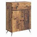 vidaXL Servírovacia skriňa Staré drevo 66 x 34,5 x 90 cm