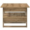 vidaXL Konferenčný stolík dub artisan 105x55x42 cm kompozitné drevo