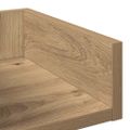 vidaXL knižnica Dub Artisan 86x25,5x140 cm Drevo