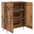 vidaXL Servírovacia skriňa Staré drevo 69,5 x 34 x 90 cm