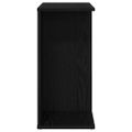 vidaXL Nočné stolíky 2 ks čierny dub 46,5x29x61 cm kompozitné drevo