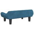 vidaXL Pelech pre psa modrý 70x40x24 cm zamat