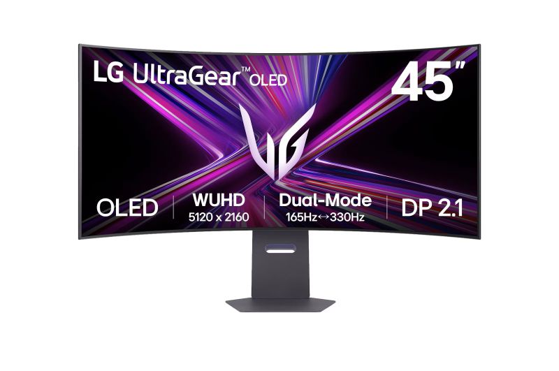 LG UltraGear/45GX950A-B/44,5''/OLED/wUHD/165Hz/0,03ms/Čierna/2R