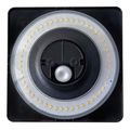 Modee LED čierna štvorcová nástenná lampa 12W 1345lm neutrálna biela (ML-LWL0017)
