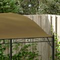 vidaXL Tieniaca plachta 3x2,4 m, sivohnedá 180 g/m²