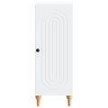 vidaXL Servírovacia skriňa Biela 33 x 34,5 x 90 cm Kompozitné drevo