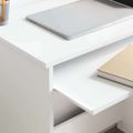 vidaXL Stôl Biela 120,5 x 44 x 88,5 cm Kompozitné drevo