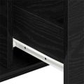 vidaXL Servírovacia skriňa Čierny dub 101,5 x 35 x 70 cm