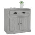 vidaXL Komoda sivá sonoma 70x35,5x67,5 cm spracované drevo
