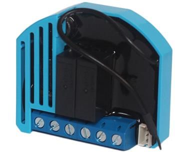 QUBINO prepínač, 2x 230V, meranie spotreby, pripojenie tepl. senzora, Z-Wave plus