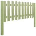 vidaXL Latkový plot z impregnovaného borovicového dreva 5,1 m 80 cm 6/9 cm