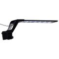vidaXL LED svetlo do akvária so svorkami 35-55 cm modrá a biela