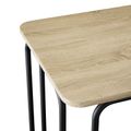vidaXL Jedálenský stôl 100 x 50 x 75 cm Kompozitné drevo Dub sonoma