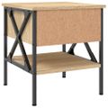vidaXL Nočné stolíky 2 ks dub sonoma 40x42x45 kompozitné drevo