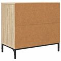 vidaXL Nočný stolík dub sonoma 63.5 x 36 x 61 cm Kompozitné drevo