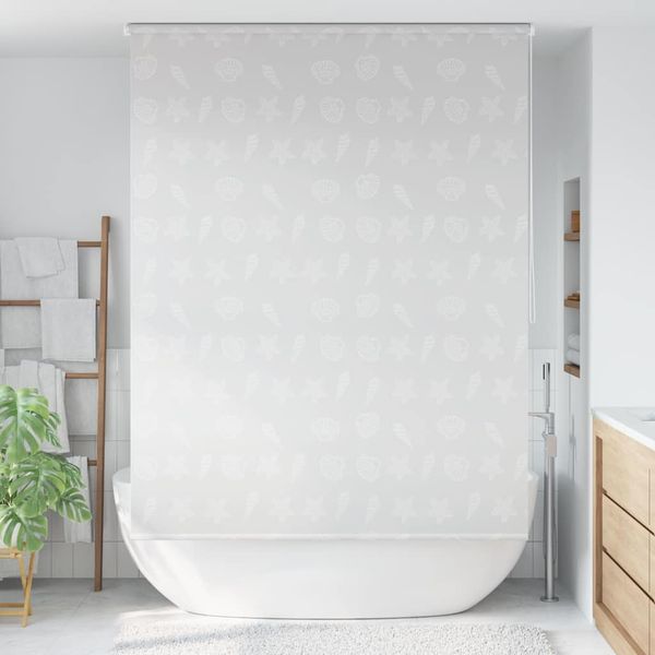 vidaXL Sprchová roleta, 140x240 cm, vzor morských živočíchov