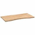 vidaXL Doska stolíka neošetrená 100x60x2,5 cm dubový masív obdĺžnikový