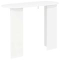 vidaXL Konzolový stôl Biela 100 x 39,5 x 75 cm Kompozitné drevo