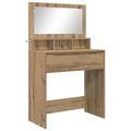 vidaXL Toaletné stolíky do spálne Remeselný dub 80 x 39,6 x 135 cm