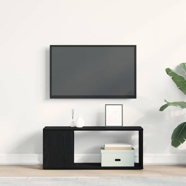 vidaXL Zostava TV skriniek Čierny dub 80 x 24 x 32 cm Kompozitné drevo