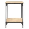 vidaXL Konferenčný stolík dub sonoma 40x40x55 cm kompozitné drevo