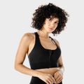 Športová podprsenka Zip Up Black - SQUATWOLF, veľkosť M