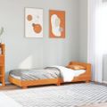 vidaXL Posteľ bez matraca voskovo hnedá 75x190 cm masívna borovica