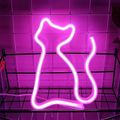 MANTA CAT, LED Neon plexi dekorácia