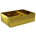 vidaXL Umývadlo 41x30x12 cm keramické zlaté