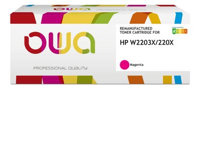 OWA Armor toner kompatibilný s HP W2203X, 220X, 5500st, červená/magenta