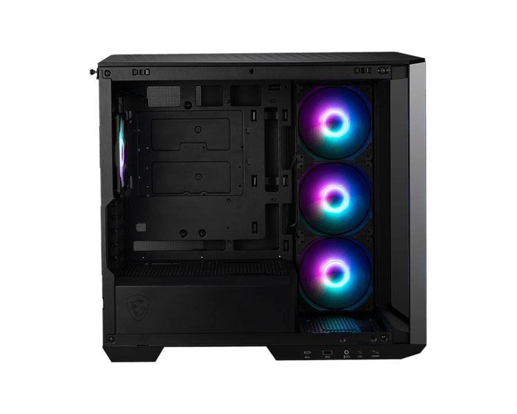 MSI MAG PANO M100R PZ/Micro ATX/Transpar./Čierna