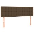 vidaXL Boxspring posteľ s matracom tmavohnedá 140x200 cm látka