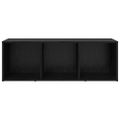 vidaXL Zostava TV skriniek 72 x 35 x 37 cm Čierna Kompozitné drevo
