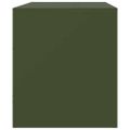 vidaXL TV skrinky 2 ks olivovo-zelené 67x39x44 cm oceľ