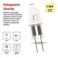 Žiarovka halogenová EMOS ZE0505A / JC 14W G4 teplá biela 300°C