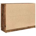 vidaXL Komoda so zásuvkami staré drevo 100,5x35x76 cm kompozitné drevo