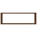 vidaXL Kockové police 4 ks dymový dub 80x15x26,5 cm spracované drevo