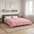 vidaXL Prikrývka na celý rok 240 x 260 cm 4 ročné obdobia Ružová