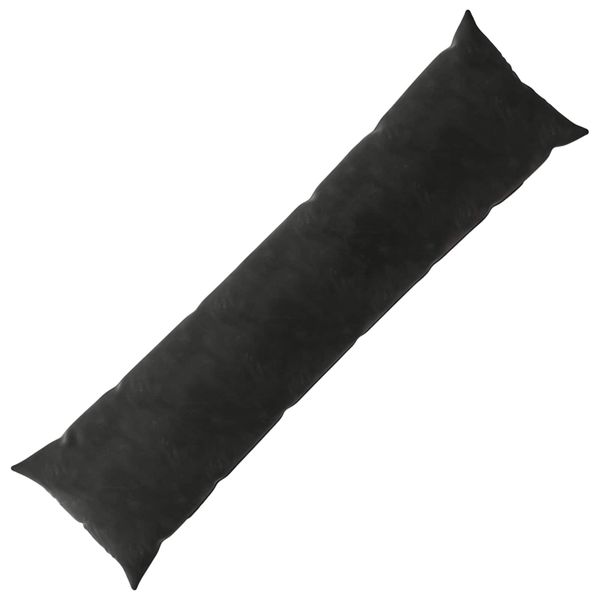 vidaXL Poťah na podložku HEERLEN Čierna 40 x 145 cm Zamat