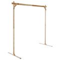 vidaXL Svadobný oblúk Svetlohnedá 225 x 95 x 226 cm Borovicový masív