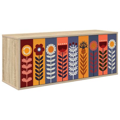 vidaXL Nástenný TV kabinet ESSEN 102 x 33 x 40 cm Dub sonoma