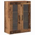 vidaXL Nástenné skrinky 2 ks Staré drevo 69,5 x 34 x 90 cm